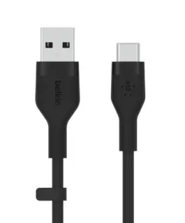 Belkin кабел BoostCharge USB-A for USB-C silicone 2m черен