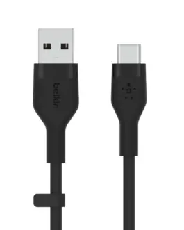 Belkin кабел BoostCharge USB-A for USB-C silicone 2m черен