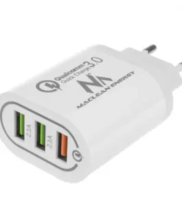 Maclean Universal 3xUSB бързо зарядно Maclean MCE479W