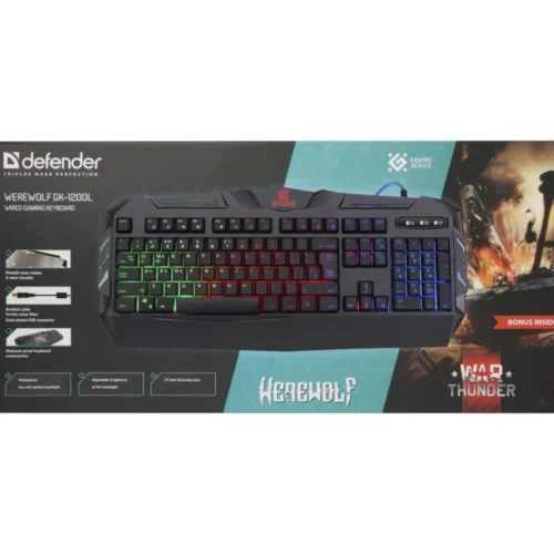 Alternative view of Defender Gaming клавиатура WEREWOLF GK-120DL