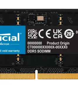 Crucial DDR5 SODIMM 32GB/4800 CL40 (16Gbit)