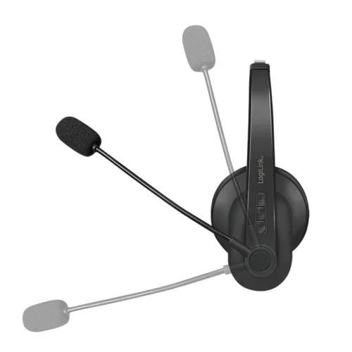 LogiLink синtooth mono headset with charging stand