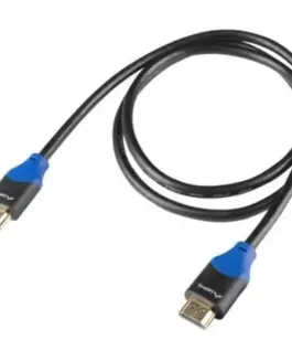 Alternative view of Lanberg кабел HDMI M/M v2.0 1.8m 4K Full Copper черен BOX