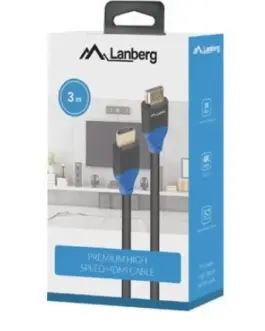 Alternative view of Lanberg кабел HDMI M/M v2.0 3m Full Copper черен BOX