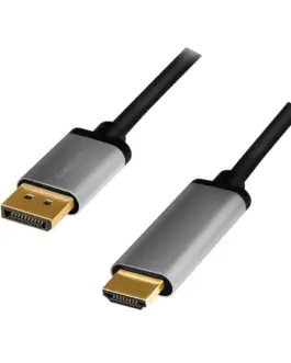 LogiLink Displayport to HDMI 4K/60Hz alu 2m