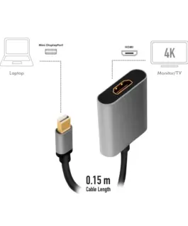 LogiLink Mini DisplayPort to HDMI адаптер
