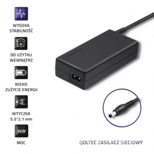 Qoltec Desktop захранващ блок 36W