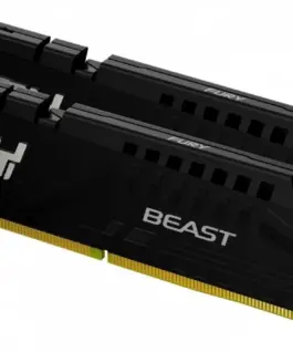 Kingston памет DDR5 Fury Beast 16GB(2* 8GB)/5200 CL40 черен