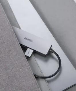 AUKEY HUB CB-H3 USB-A aluminum | Ultra Slim | 4w1 | 4xUSB 3.0 | 5Gbps