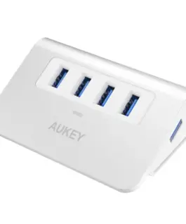 AUKEY Hub CB-H5 USB aluminum | 4xUSB 3.0 | 5Gbps