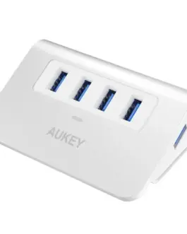 AUKEY Hub CB-H5 USB aluminum | 4xUSB 3.0 | 5Gbps
