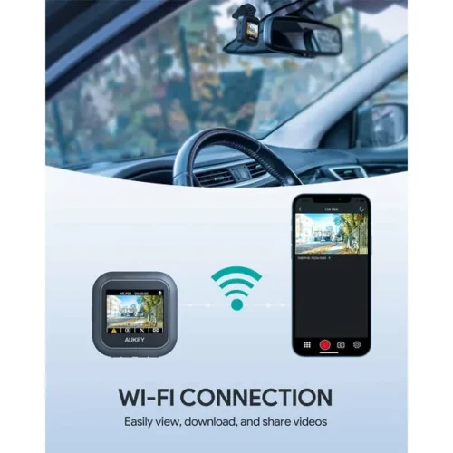 AUKEY Car recorder DRS1 4K | 3840×2160@30p | 170° | microSD | 2-inch LED