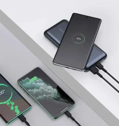 AUKEY външна батерия PB-WL03 Ultrafast 20000 mAh | wireless charging Qi | LED | Power Deliwery 3.0 | Quick Charge 3.0 |