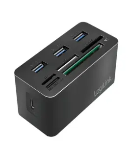 LogiLink USB3.2 Gen 1 docking sta tion 8-port miniblac