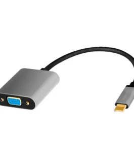 LogiLink USB-C to VGA адаптер 1080p alu 0.15m