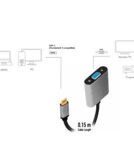 LogiLink USB-C to VGA адаптер