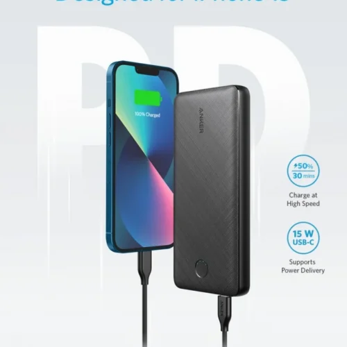 Alternative view of Anker външна батерия PowerCore III 20 000 черен
