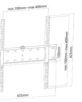 Alternative view of Neomounts Wall mount FPMA-W300черен 32-55 inches