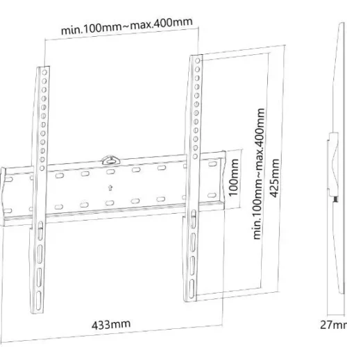 Neomounts Wall mount FPMA-W300черен 32-55 inches