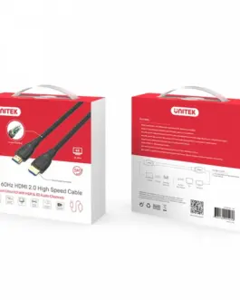 Alternative view of Unitek HIGH SPEED HDMI кабел 2.0, 4K, 15M, C11045BK