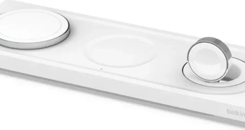 Alternative view of Belkin Wireless charging pad MagSafe 3in1 бял