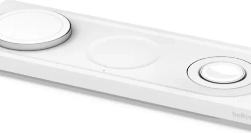 Belkin Wireless charging pad MagSafe 3in1 бял