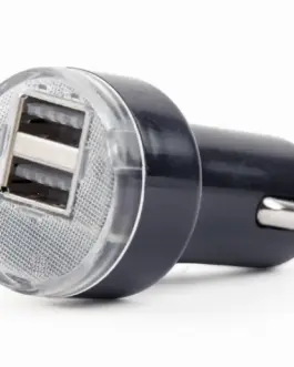 Alternative view of Gembird зарядно за кола 2xUSB 2.1A черен