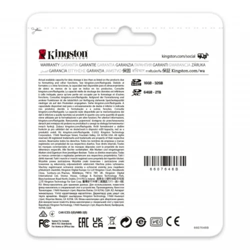 Kingston памет card SD 256GB Canvas React Plus 300/260 UHS-II U3