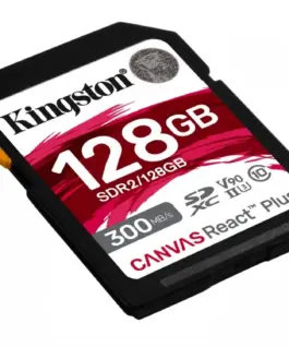 Alternative view of Kingston памет card SD 128GB Canvas React Plus 300/260 UHS-II U3
