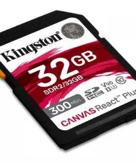 Alternative view of Kingston памет card SD 32GB Canvas React Plus 300/260 UHS-II U3