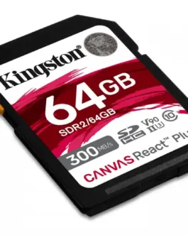 Alternative view of Kingston памет card SD 64GB Canvas React Plus 300/260 UHS-II U3