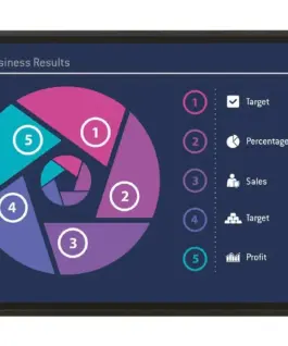 Sharp Interactive Display 42.5 inch PN-HW-Series UHD 350cd/m2 Infraчервен Touch 10 touch