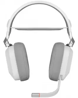 Alternative view of Corsair Wireless headset HS80 RGB Gaming Spatial Audio бял