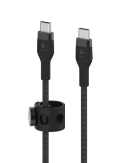 Alternative view of Belkin кабел BoostCharge USB-C/USB-C оплетка silicone 2 m, черен
