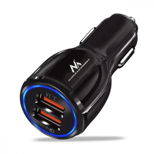 Maclean USB socket зарядно черен Maclean MCE478 B
