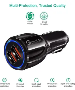 Alternative view of Maclean USB socket зарядно черен Maclean MCE478 B