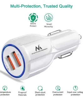 Alternative view of Maclean USG socket зарядно бял Maclean MCE478 W