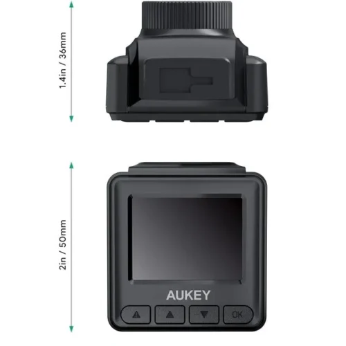 Alternative view of AUKEY AUKEY DRA5 DashCam Full HD 1920x1080@30p 170