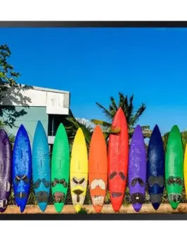 Samsung професионален монитор OM55B 55 инча гланц 24h/7 3000(cd/m2) 3840x2160 (UHD) S7 Player (Tizen 5.0) Wi-Fi 3 години On-Site