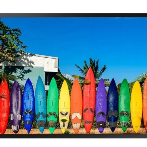Samsung професионален монитор OM55B 55 инча гланц 24h/7 3000(cd/m2) 3840x2160 (UHD) S7 Player (Tizen 5.0) Wi-Fi 3 години On-Site