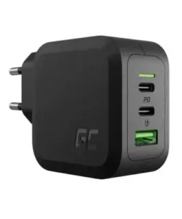 Green Cell PowerGaN 65W PD 3.0 QC 3.0 2xUSB-C 1xUSB-A мрежово зарядно