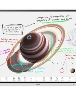 Samsung Professional монитор WM85B Flip PRO 85 inches Touch 16h/7 350(cd/m2) 3840 x 2160 (UHD) Flip App WiFi/BT 3 years On-Site