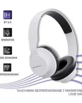 Alternative view of Qoltec безжични слушалки with microphone, BT 5.0 JL