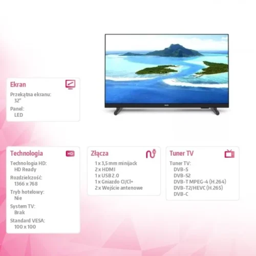 Philips TV LED 32 inch 32PHS5507/12