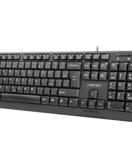 Alternative view of Natec Keyboard Trout Slim черен USB CZ/SK