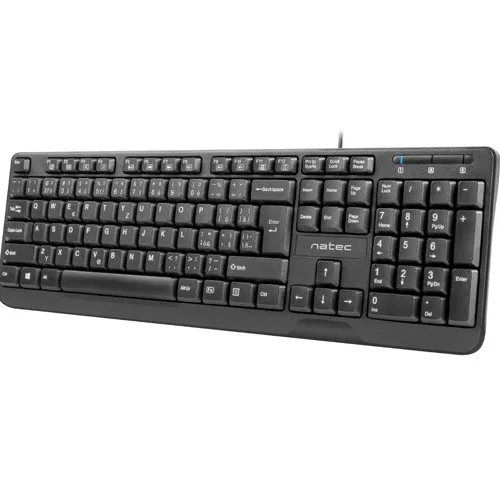 Alternative view of Natec Keyboard Trout Slim черен USB CZ/SK
