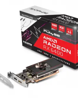 Sapphire Technology видео карта Radeon RX 6400 PULSE GAMING 4GB GDDR6 64bit DP/HDMI