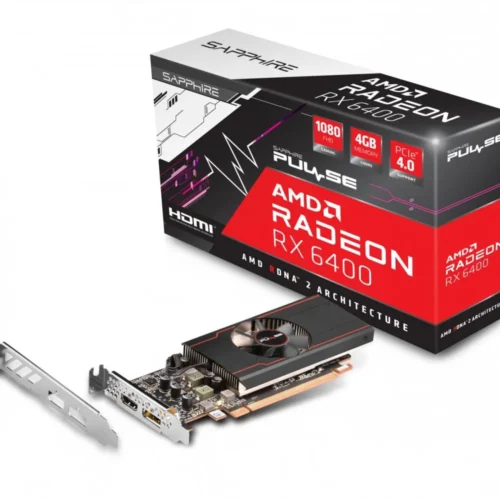 Sapphire Technology видео карта Radeon RX 6400 PULSE GAMING 4GB GDDR6 64bit DP/HDMI