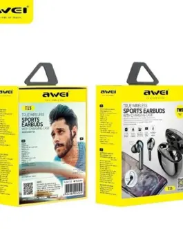 Alternative view of AWEI Bluetooth слушалки 5.0 TWS T15P черен