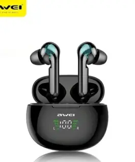 AWEI Bluetooth слушалки 5.0 TWS T15P черен